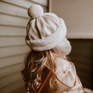 Шапка-ушанка Mrs. Ertha "Ivory", слоновая кость